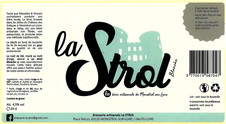 *La Strol Blanche 33 cl